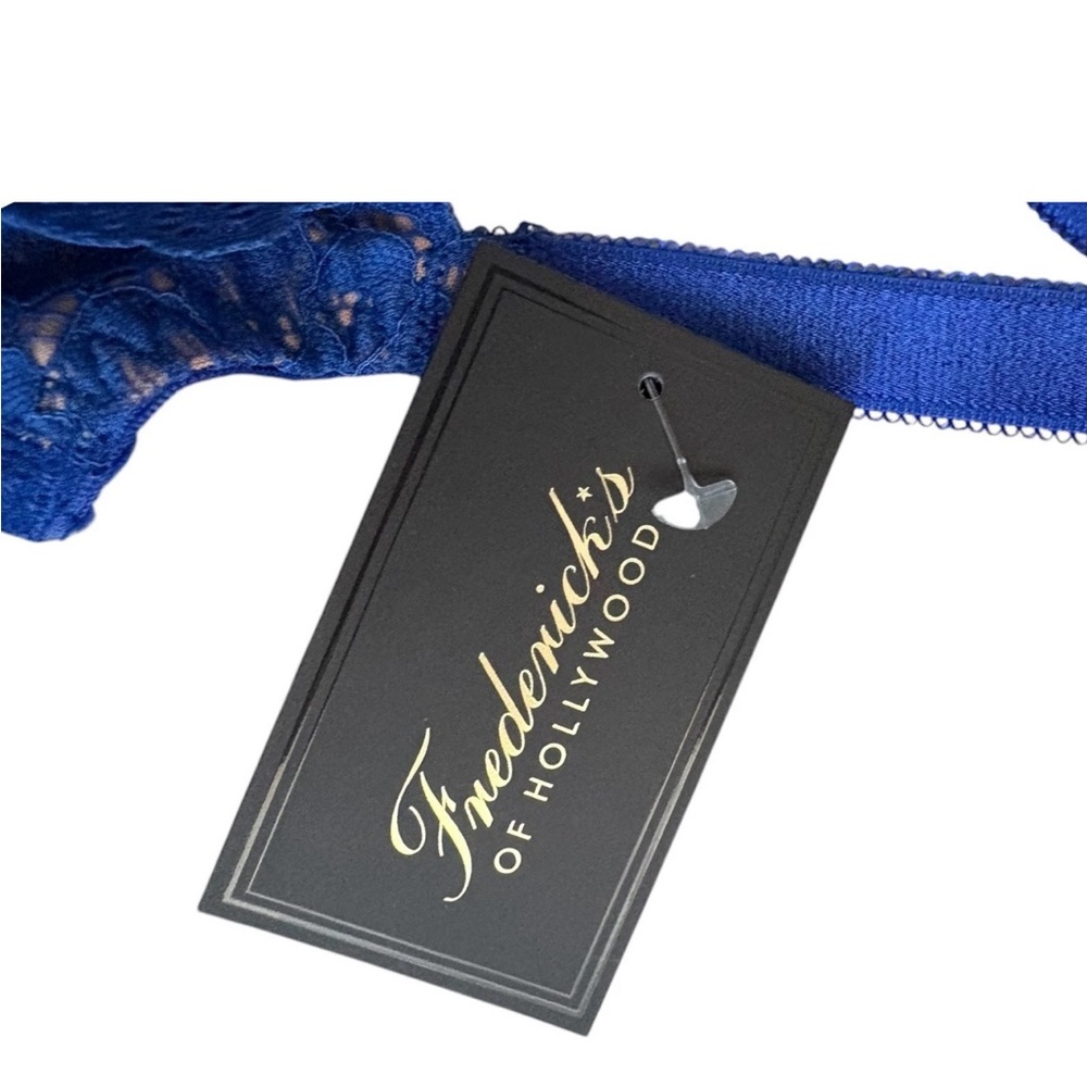 Frederick's of Hollywood Sandie BrasOpen Cup Blue Lace 36F - Picture 5 of 7